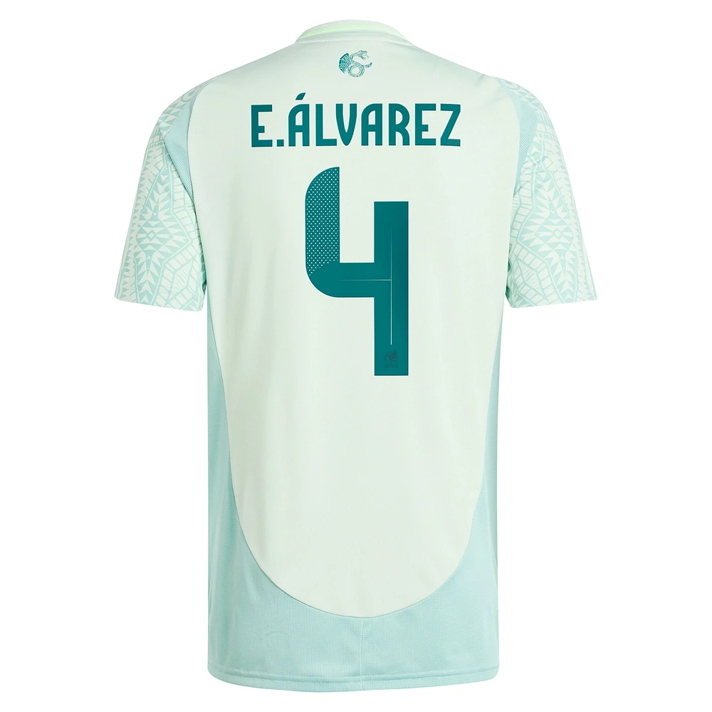 Maillot de joueur réplique extérieur l'équipe nationale du Mexique 2024 adidas Edson Alvarez vert pour homme