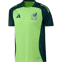 Maillot d'entraînement adidas vert pour homme de l'équipe nationale du Mexique 2024 AEROREADY