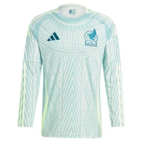 Maillot adidas à manches longues pour homme, réplique de l'équipe nationale du Mexique 2024 extérieur, vert