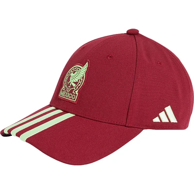 Casquette ajustable pour papa de l'équipe nationale du Mexique adidas, verte, pour hommes