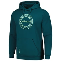 Sweat à capuche vert adidas pour hommes de l'équipe nationale du Mexique DNA