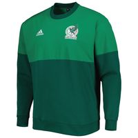 Men's adidas Green Mexico National Team DNA Pullover Sweatshirt