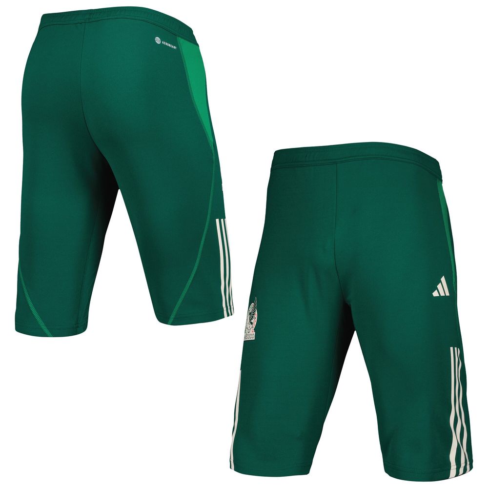 Men's adidas Green Mexico National Team Training AEROREADY Half Pants