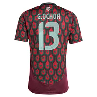 Maillot de joueur réplique à domicile l'équipe nationale du Mexique 2024 adidas Guillermo Ochoa bordeaux pour hommes