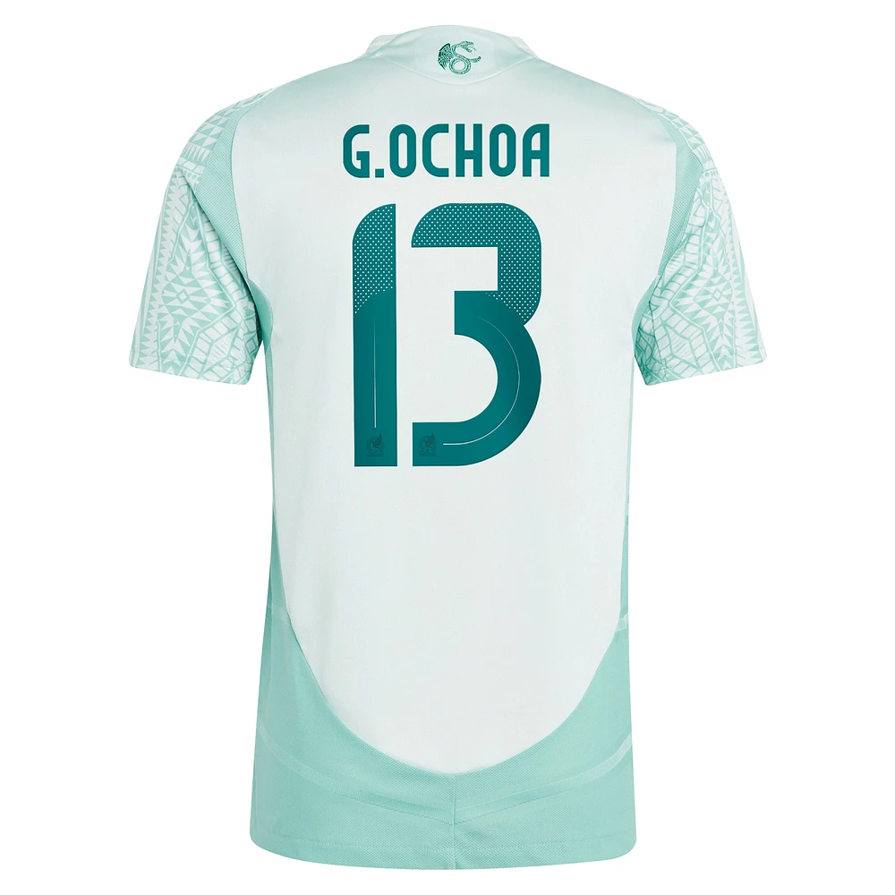 Men's adidas Guillermo Ochoa Green Mexico National Team 2024 Away Authentic Player Jersey