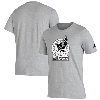 Mexico National Team adidas Mono Crest T-Shirt - Heathered Gray