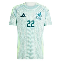 Men's adidas Hirving Lozano Green Mexico National Team 2024 Away Replica Player Jersey