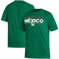 T-shirt Dassler de l'équipe nationale du Mexique adidas Kelly Green pour hommes