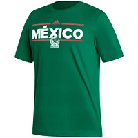 T-shirt Dassler de l'équipe nationale du Mexique adidas Kelly Green pour hommes