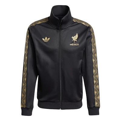Men's adidas Originals Black Mexico National Team 2025 Third Jersey Culturewear Full-Zip Track Jacket