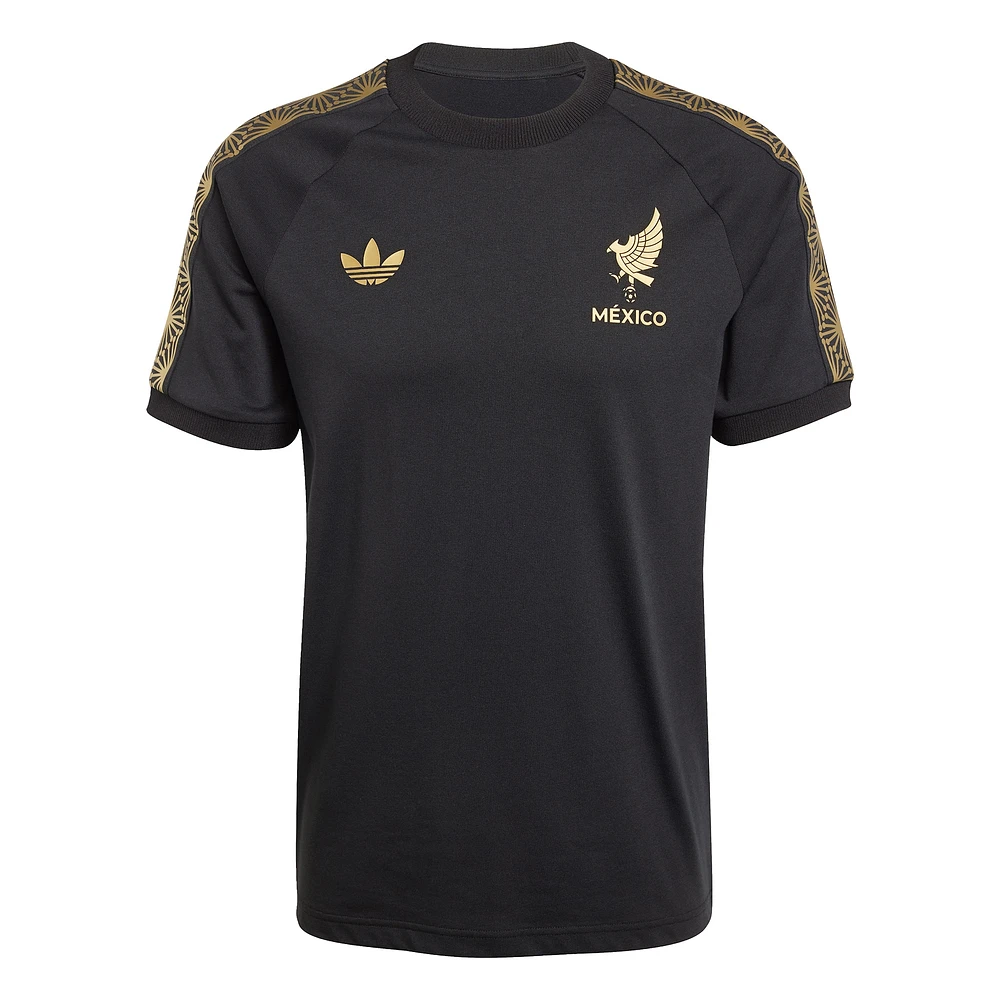 Men's adidas Originals Black Mexico National Team 2025 Third Jersey Culturewear Graphic T-Shirt