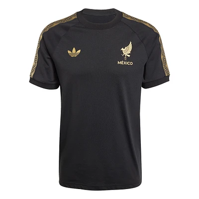 Men's adidas Originals Black Mexico National Team 2025 Third Jersey Culturewear Graphic T-Shirt