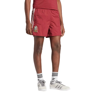 Short sprinter à trois bandes de l'équipe nationale du Mexique marron adidas Originals pour hommes