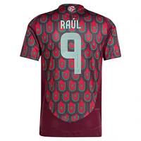 Men's adidas Raul Jimenez Burgundy Mexico National Team 2024 Home Authentic Player Jersey