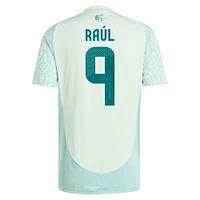 Maillot de joueur réplique extérieur l'équipe nationale du Mexique 2024 adidas Raul Jimenez vert pour hommes