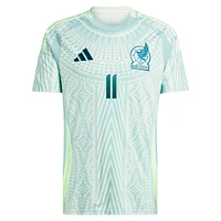 Men's adidas Santiago Giménez Green Mexico National Team 2024 Away Replica Player Jersey