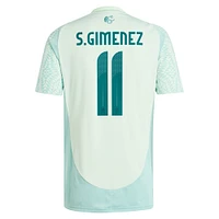 Men's adidas Santiago Giménez Green Mexico National Team 2024 Away Replica Player Jersey