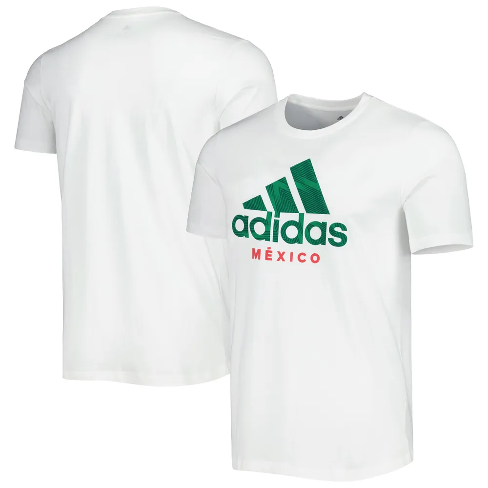 T-shirt graphique ADN de l'équipe nationale du Mexique adidas blanc pour homme