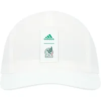 Men's adidas White Mexico National Team Team Inclu AEROREADY Adjustable Hat