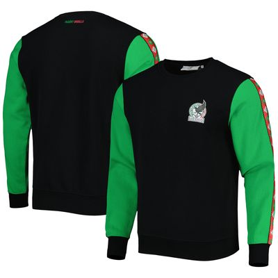 Men's Black Mexico National Team Taped Pullover Sweatshirt