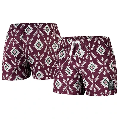 Men's Burgundy Mexico National Team Sublimated Leisure Shorts