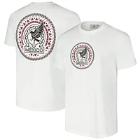 Men's White Mexico National Team Crest Relaxed Fit T-Shirt