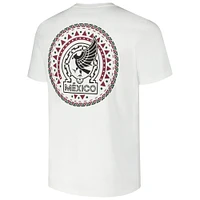 Men's White Mexico National Team Crest Relaxed Fit T-Shirt