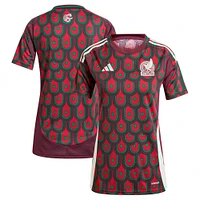 Maillot adidas bordeaux pour femme de l'équipe nationale du Mexique 2024 domicile réplique