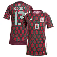 Maillot de joueur réplique à domicile l'équipe nationale du Mexique 2024 adidas Guillermo Ochoa vert pour femme