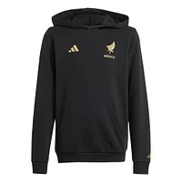 Sweat à capuche DNA noir pour jeunes adidas Mexico National Team 2025 Third Jersey