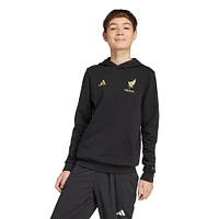 Sweat à capuche DNA noir pour jeunes adidas Mexico National Team 2025 Third Jersey