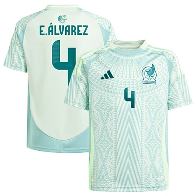 Youth adidas Edson Alvarez Green Mexico National Team 2024 Away Replica Player Jersey