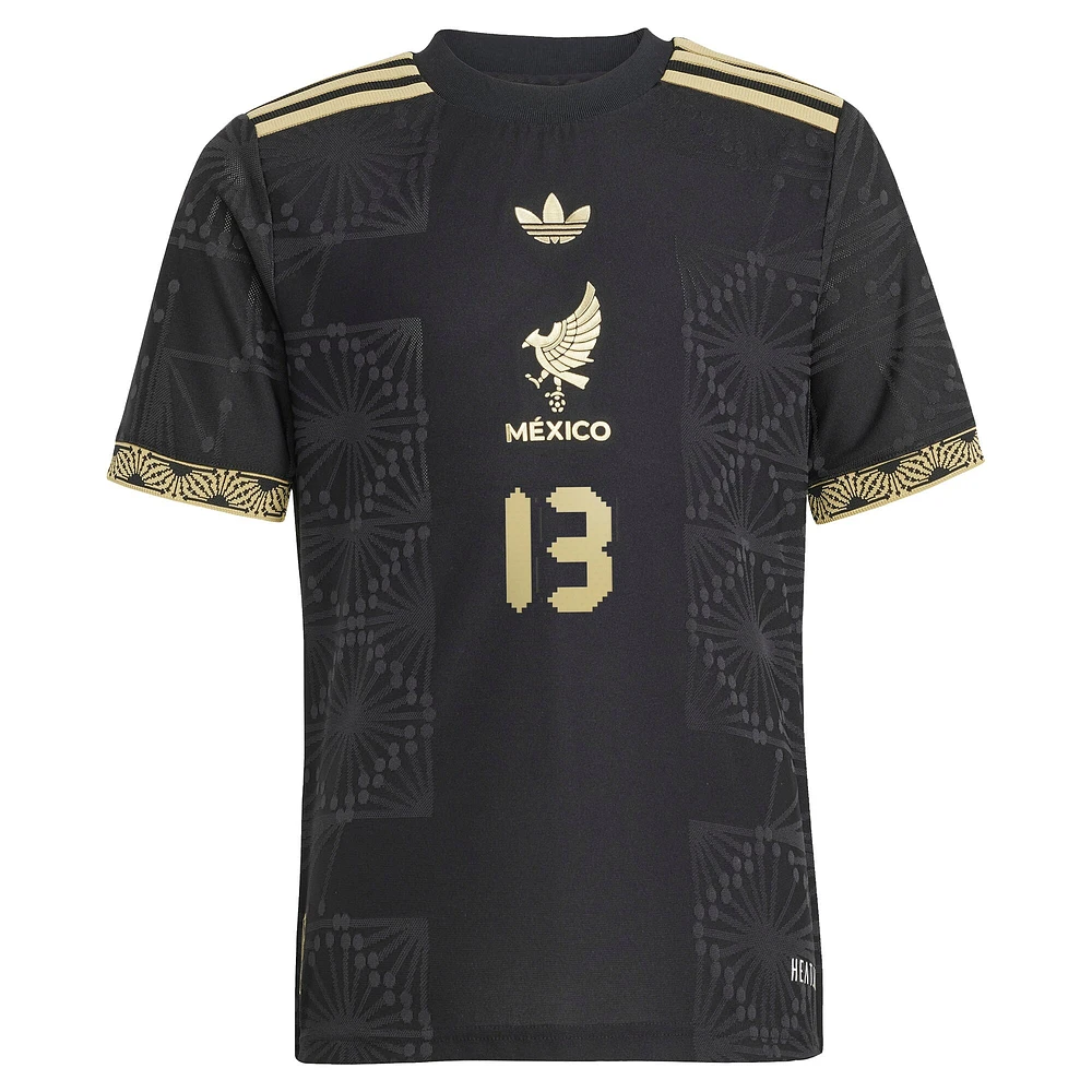 Youth adidas Guillermo Ochoa Black Mexico National Team 2025 Third Authentic Player Jersey