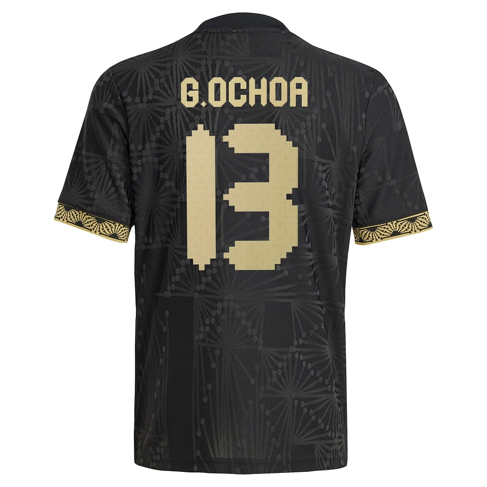 Youth adidas Guillermo Ochoa Black Mexico National Team 2025 Third Authentic Player Jersey