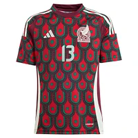 Youth adidas Guillermo Ochoa Burgundy Mexico National Team 2024 Home Replica Player Jersey