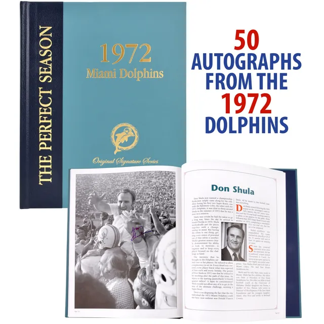 1972 Miami Dolphins Autographed 40th Anniversary Edition White