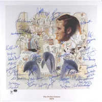 1972 Miami Dolphins Autographed 40th Anniversary Edition White