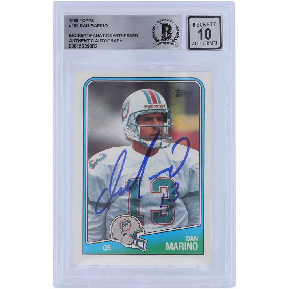 Dan Marino Memorabilia, Autographed Dan Marino Collectibles