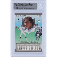 Dan Marino Miami Dolphins Autographed 1991 Fleer Ultra #88 Beckett Fanatics Witnessed Authenticated Card