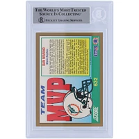 Dan Marino Miami Dolphins Autographed 1991 Score Team MVP #632 Beckett Fanatics Witnessed Authenticated Card