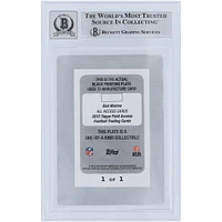 Dan Marino Miami Dolphins Autographed 2015 Topps Field Access All Access Black Printing Plate #AAADM #1/1 Beckett Fanatics Witnessed Authenticated 10 Card with Multiple Inscriptions