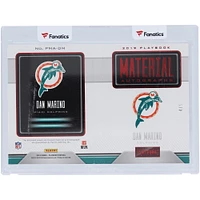 Dan Marino Miami Dolphins Autographed 2019 Panini Playbook Triple Relic Booklet #PMA-DM #4/5 Card