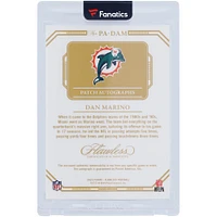 Dan Marino Miami Dolphins Autographed 2023 Panini Flawless Sapphire Patch Autograph 2 Color Relic #PA-DAM #8/10 Card