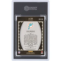 Carte Panini One Red Once Upon A Time #326 #2/25 SGC 8.5 autographiée 2023 par Dan Marino Miami Dolphins