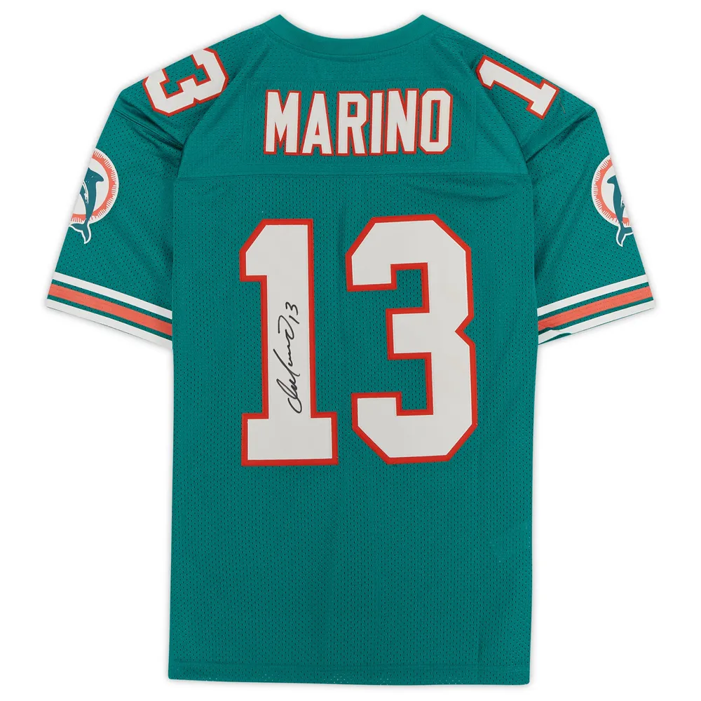 Dan Marino Miami Dolphins Autographed Aqua Mitchell & Ness Authentic Jersey