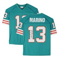 Dan Marino Miami Dolphins Autographed Aqua Mitchell & Ness Replica Jersey with "84 MVP" Inscription