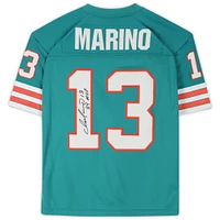 Dan Marino Miami Dolphins Autographed Aqua Mitchell & Ness Replica Jersey with "84 MVP" Inscription