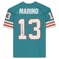 Dan Marino Miami Dolphins Autographed Mitchell & Ness Aqua Replica Jersey