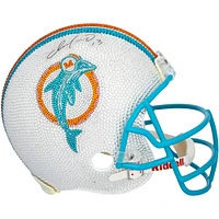 Dan Marino Miami Dolphins Autographed Riddell 1980 Throwback VSR4 Authentic Helmet - Art by Rock On Sports