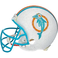 Dan Marino Miami Dolphins Autographed Riddell 1980 Throwback VSR4 Authentic Helmet - Art by Rock On Sports